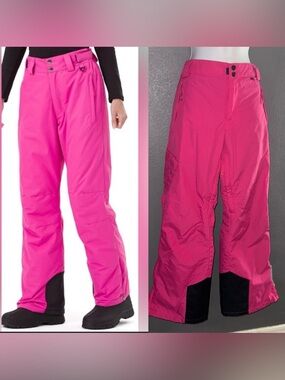 SLALOM Women’s Hot Pink Snow Pants Winter Snowboarding Ski Pants Medium
